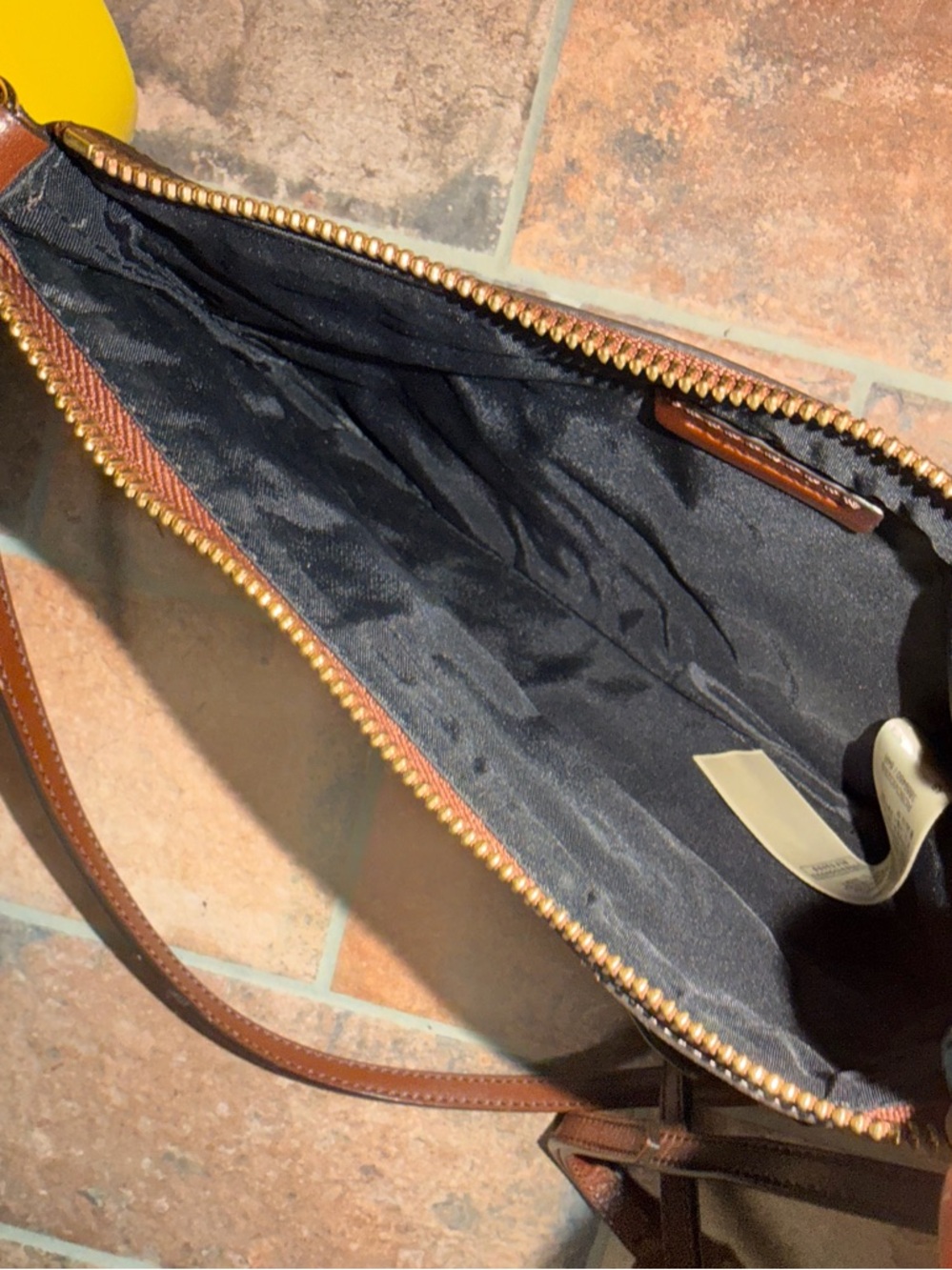 Burberry Tan and Brown Plaid Clutch - Picture 8 of 8